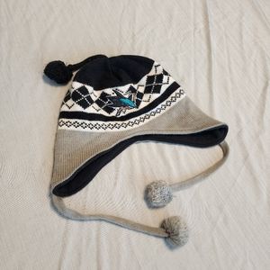 Sharks NHL Unisex Beanie With Ear Warmers